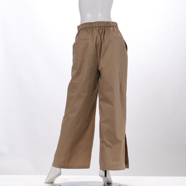 サイドスリットストレートパンツ