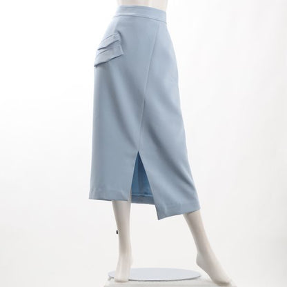 アシンメトリーデザインフラップスカート