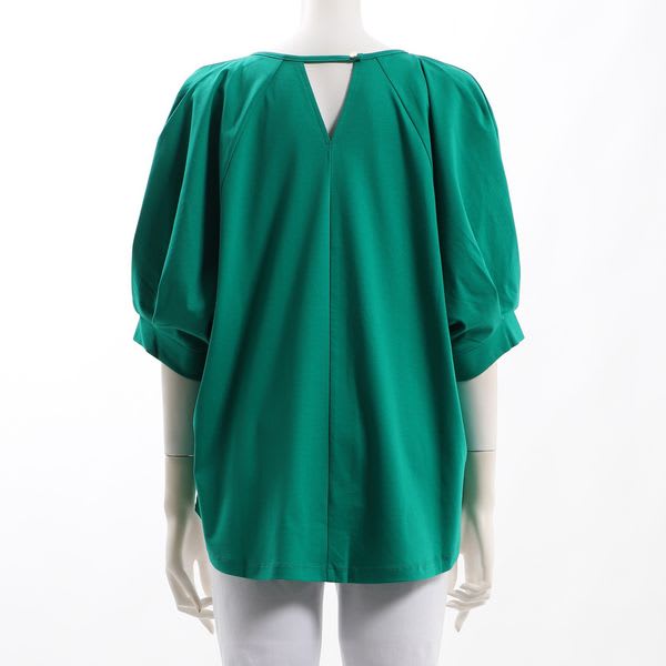 バックスタイルカッティングラグランスリーブカットソー