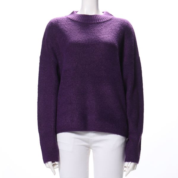 ドロップショルダーオフネックニット