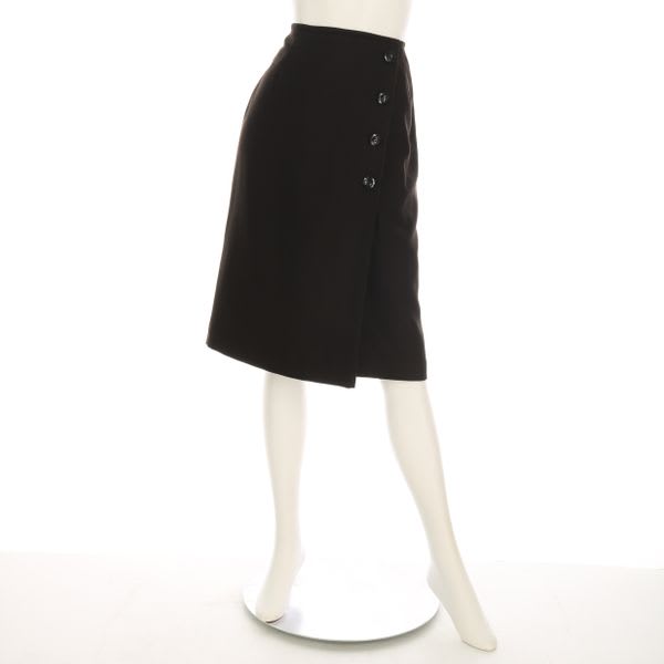 TRカルゼフロントボタンラップタイトスカート