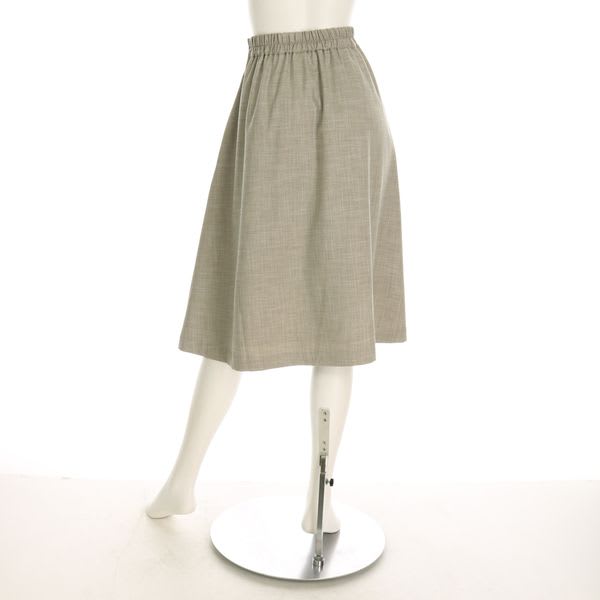 フェイクポケットフラップ付きフレアスカート