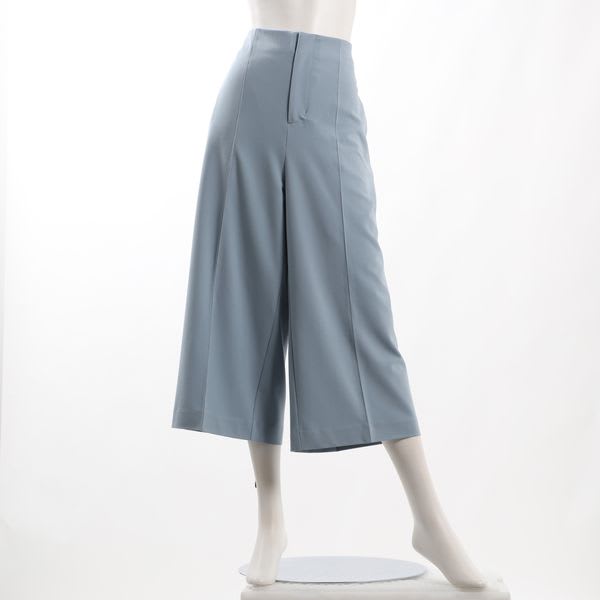 バックウエストゴム付きワイドパンツ