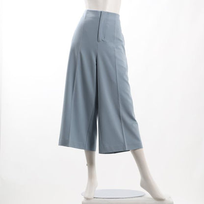 バックウエストゴム付きワイドパンツ