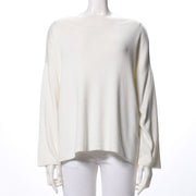 スラッシュドネックドロップショルダーニット