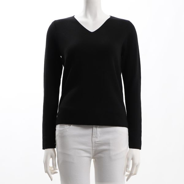 総針Vネックニット