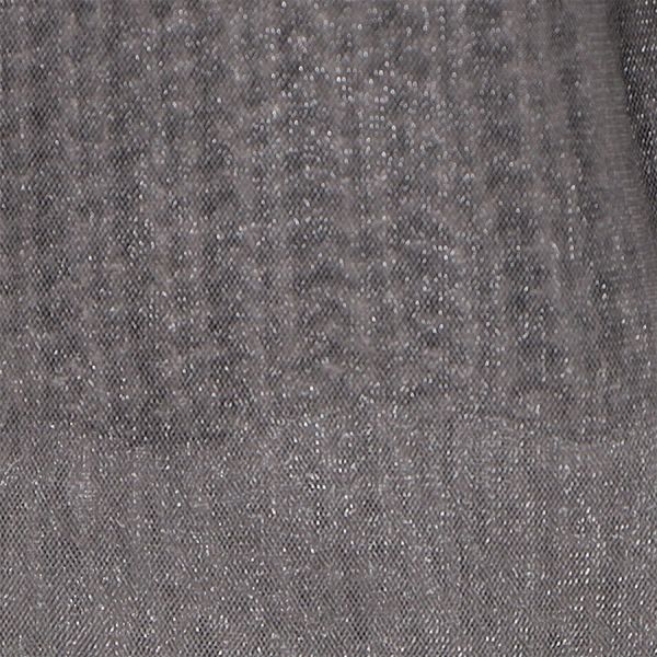 チュール重ね袖ケーブルニット