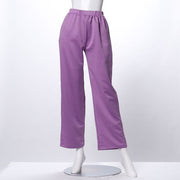 マットサテンカラーストレートパンツ