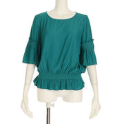 シャーリングブラウス