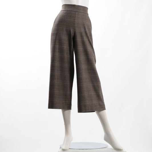 グレンチェックストレートパンツ