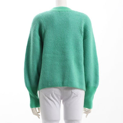 バイカラーボリュームスリーブニット