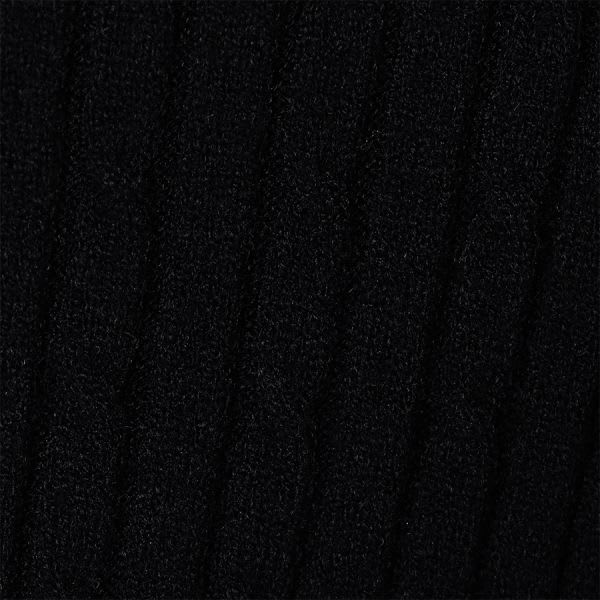 ゴールドボタンアクセントコンパクトクルーネックカーディガン