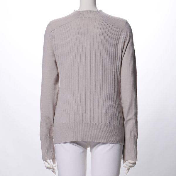 切り替えリブデザインニット