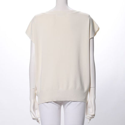 シンプルデザインフレンチスリーブニット