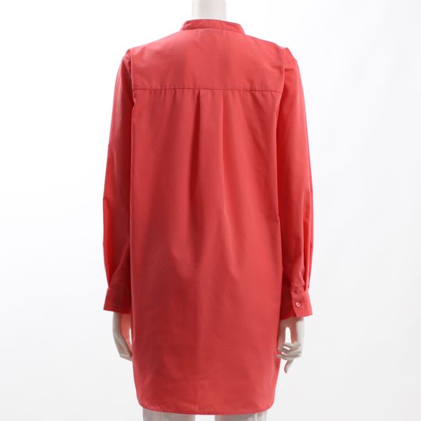 スタンドカラーシャツブラウス