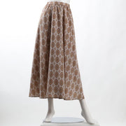 エスニック柄フレアスカート