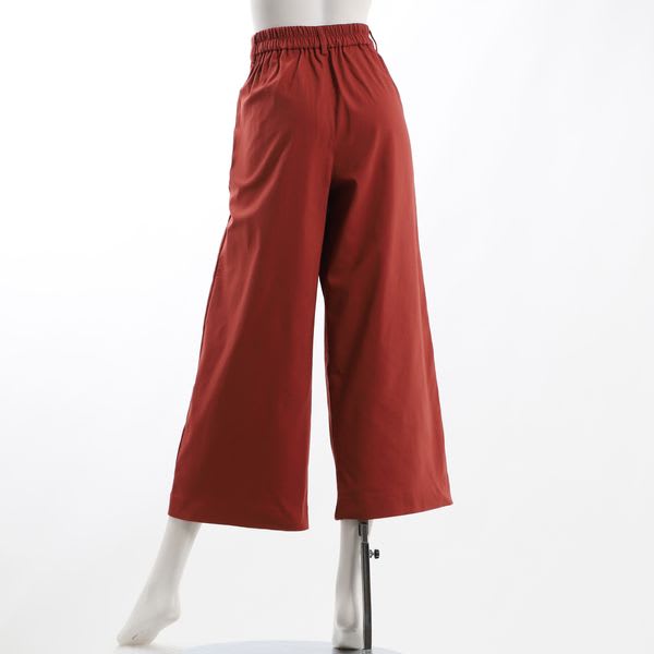 アウトポケット付きワイドパンツ