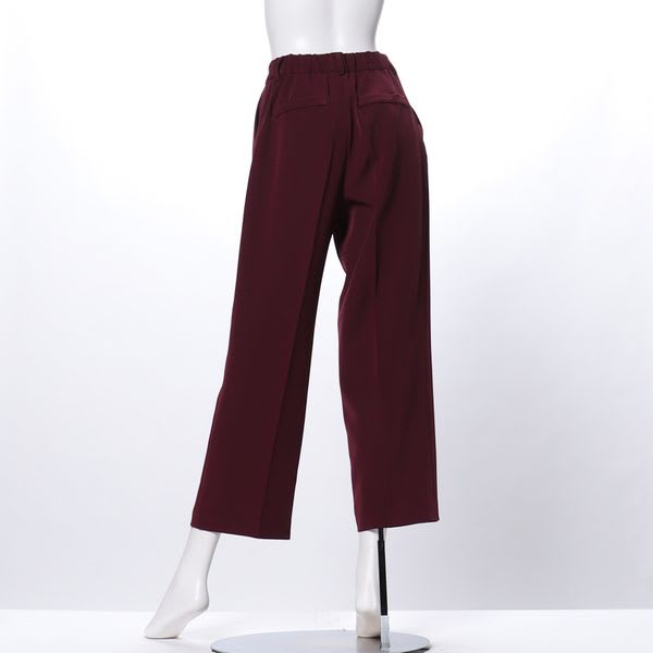 ふっくらダブルクロスストレートパンツ