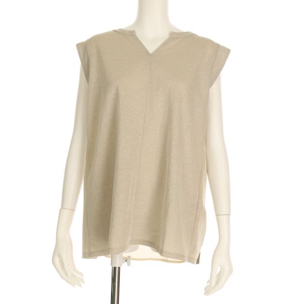 異素材切り替えカットソー