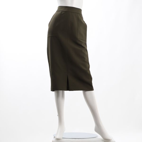 アウトポケットデザインタイトスカート