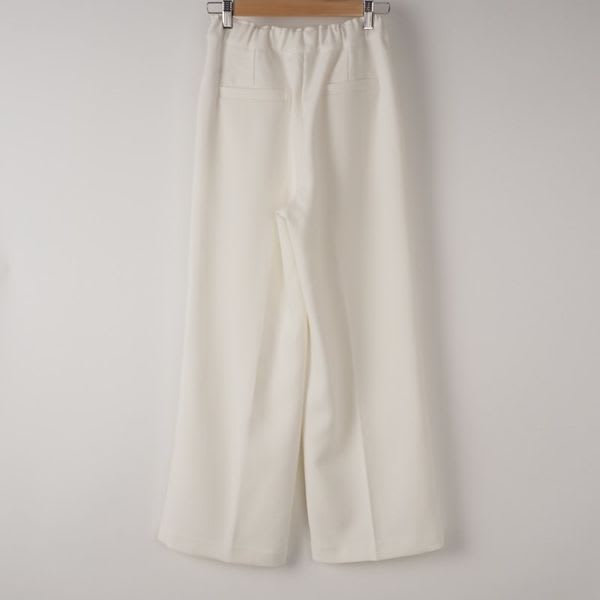 センタープレスワイドパンツ