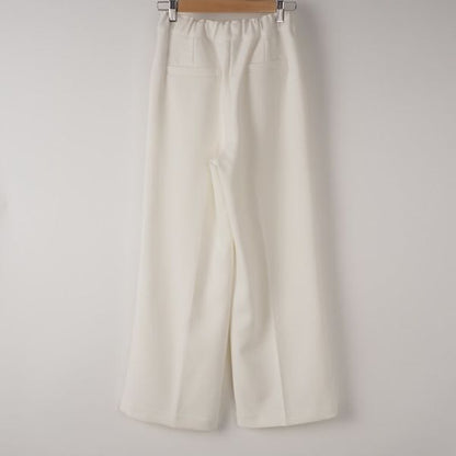 センタープレスワイドパンツ