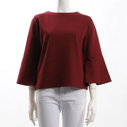 フレアスリーブカットソー