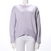 ラウンドネックドロップショルダーニット