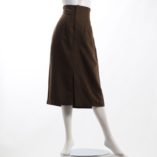 ツイードフロントスリットタイトスカート