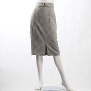 ベルト付きタイトスカート