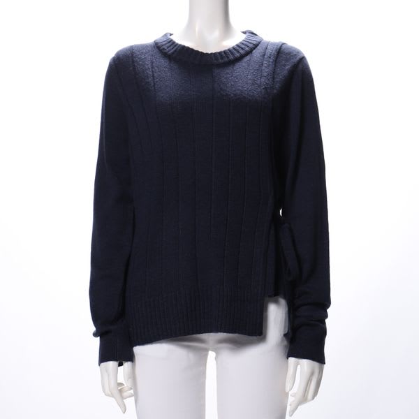 サイドリボンニット