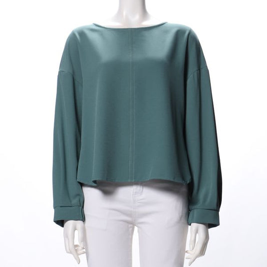 ストレッチジョーゼットドロップショルダーブラウス