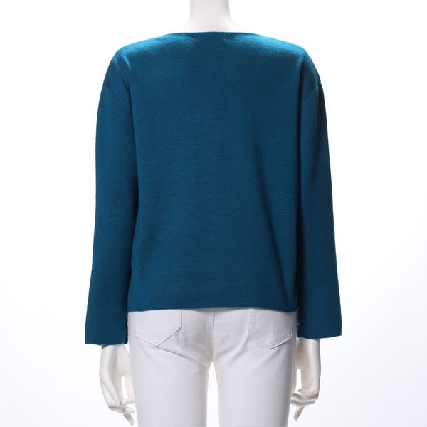 Ｖネックドロップショルダーニット