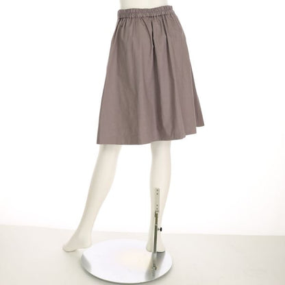 無地とギンガムチェックリバーシブルスカート