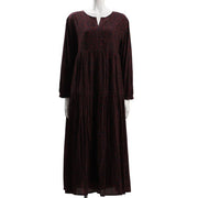 フラワーレオパードティアードワンピース