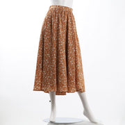 小花柄スカート