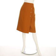 TRカルゼフロントボタンラップタイトスカート