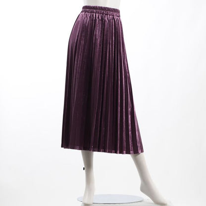 Vネックリブニット