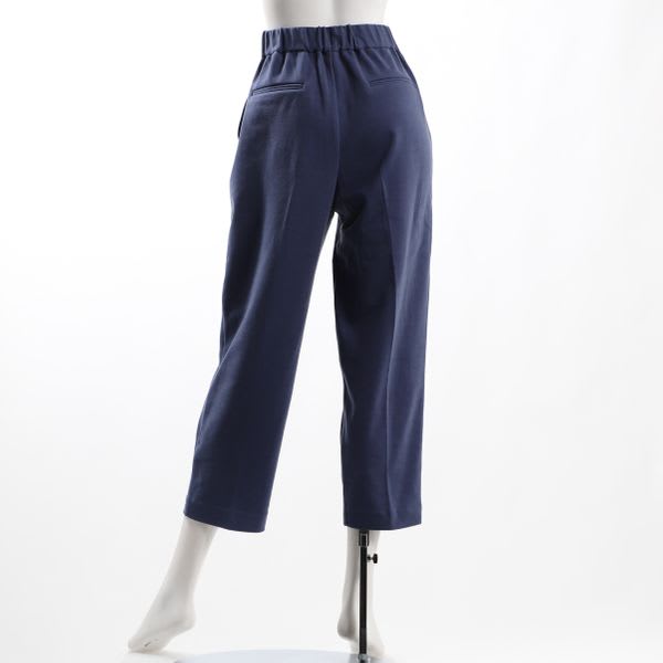 ウエストボタンデザインテーパードパンツ