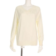 重ねVネックニット