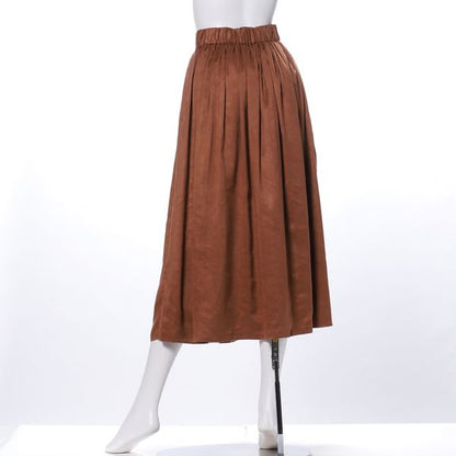 ギャザースカートクチュールスエード
