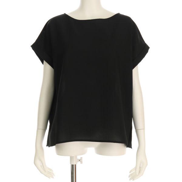 エステルモスリンシンプルシルエットブラウス