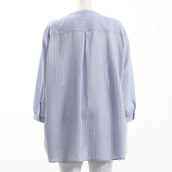 ストライプ柄比翼シャツ