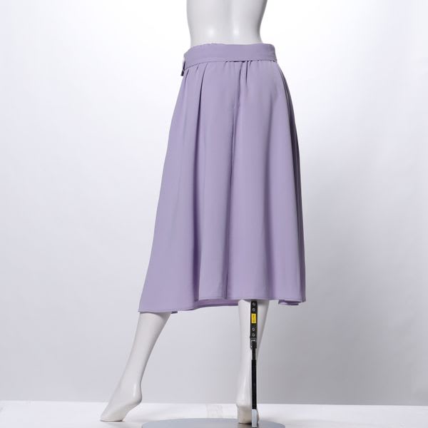 ストレッチサキソニーフレアスカート