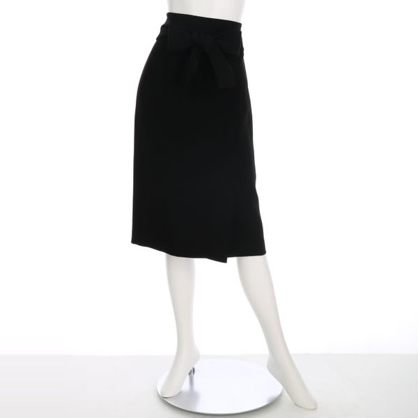 ウエストリボンベルト付きスカート