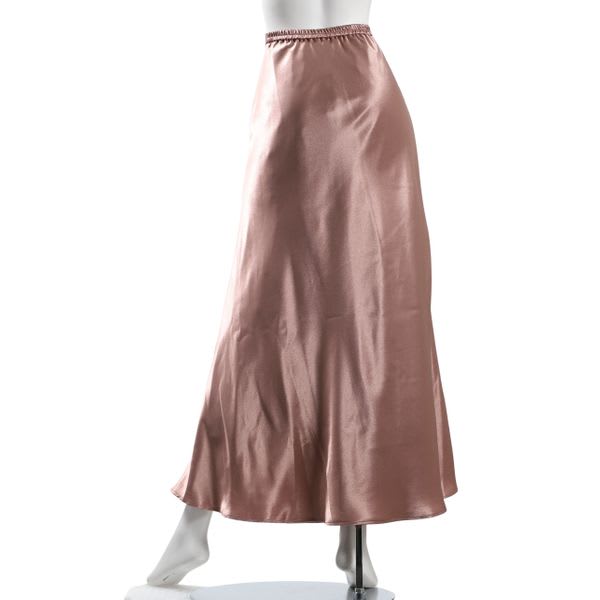 グロスサテンフレアスカート