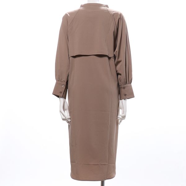 Iラインシャツワンピース