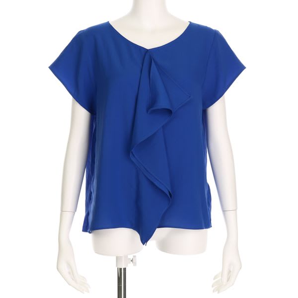 フロントフリルデザインブラウス