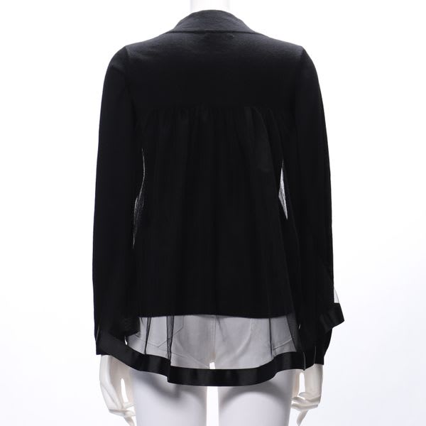 チュールドッキングニット