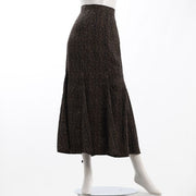 レオパード柄マーメイドスカート